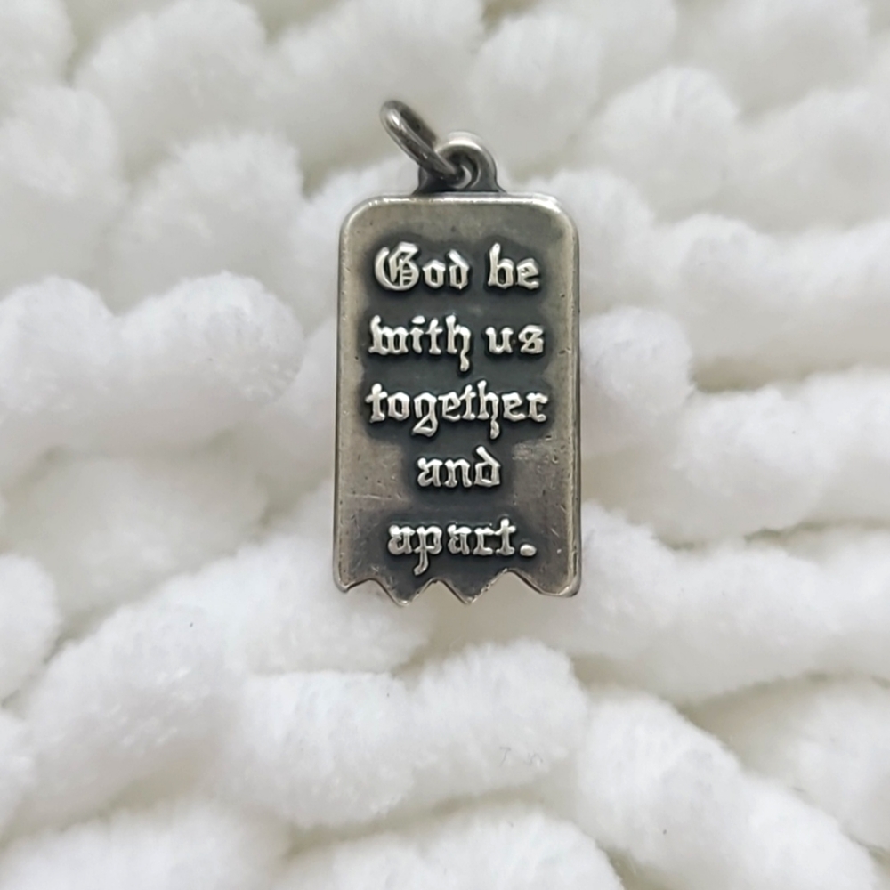 James Avery charm "God be with us together and apart"